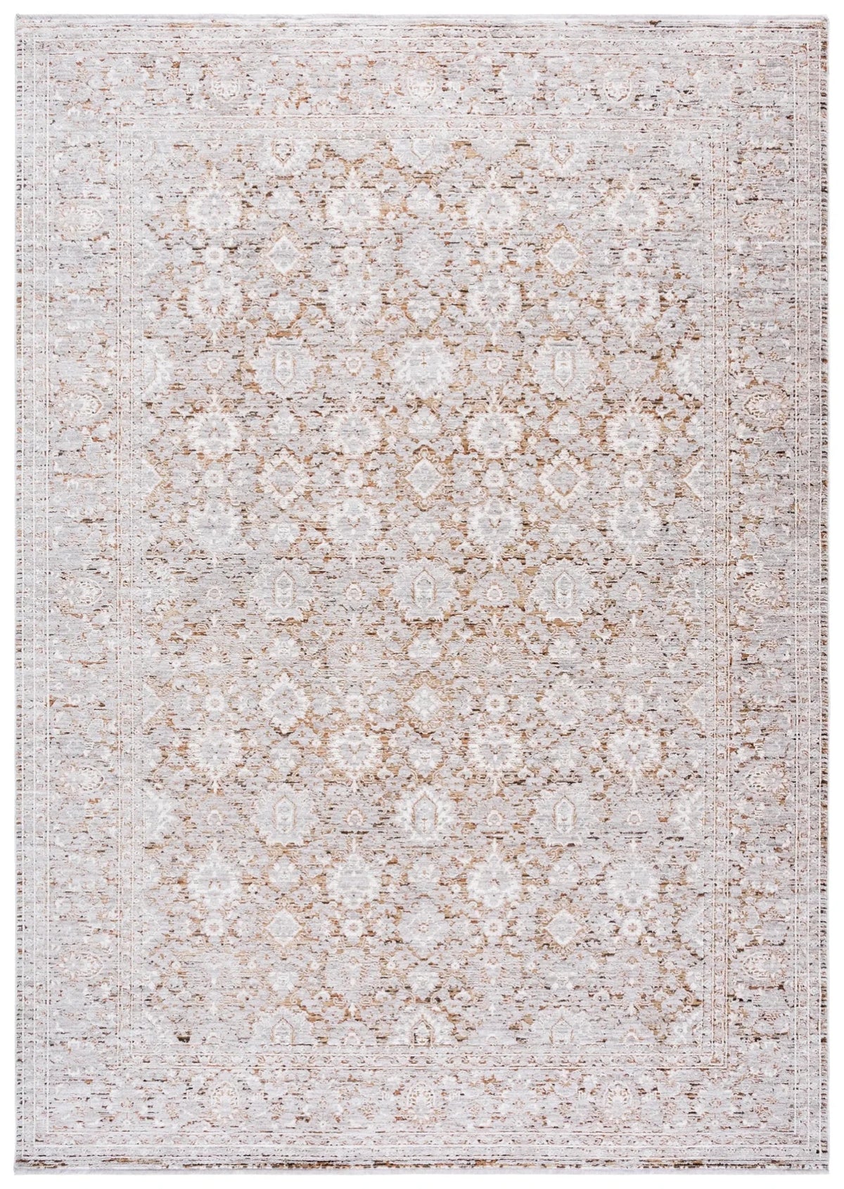 Safavieh Garnet 6'-0" x 9'-0" Rug in Grey / Gold