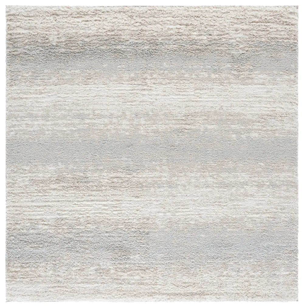 Safavieh Gemma Shag 6'-7" x 6'-7" Rug in Ivory / Beige Grey