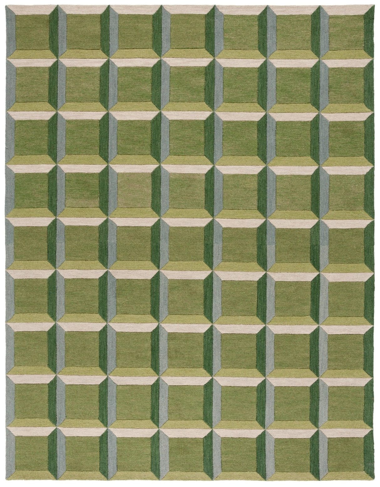 Safavieh Genre Gre101Y Green/Beige Rug - Safavieh - gre101y - 28