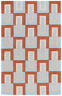 Safavieh Genre Gre102M Light Blue/Rust Rug - Safavieh - gre102m - 3
