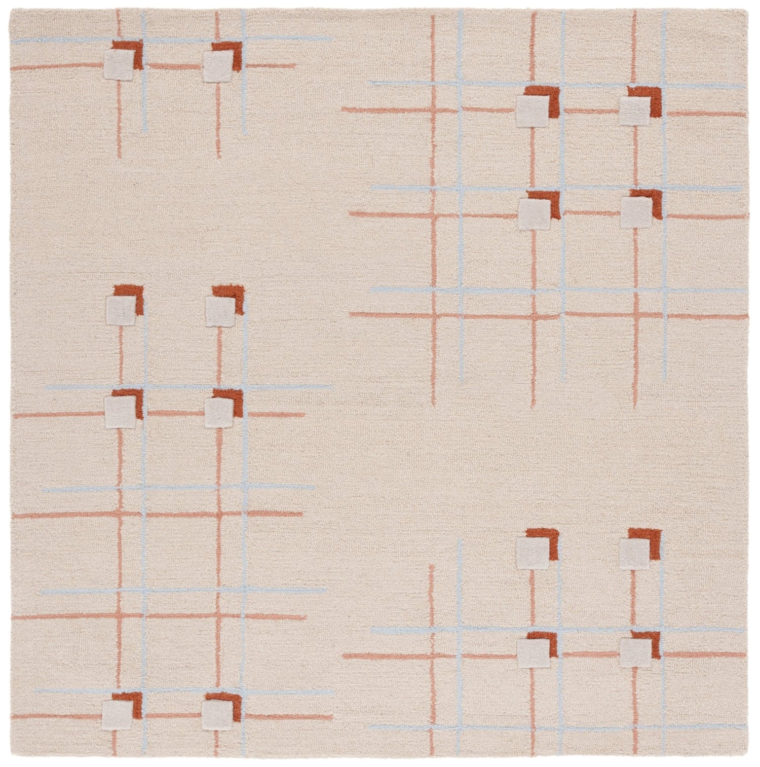 Safavieh Genre Gre203B Beige/Rust Rug - Safavieh - gre203b - 28