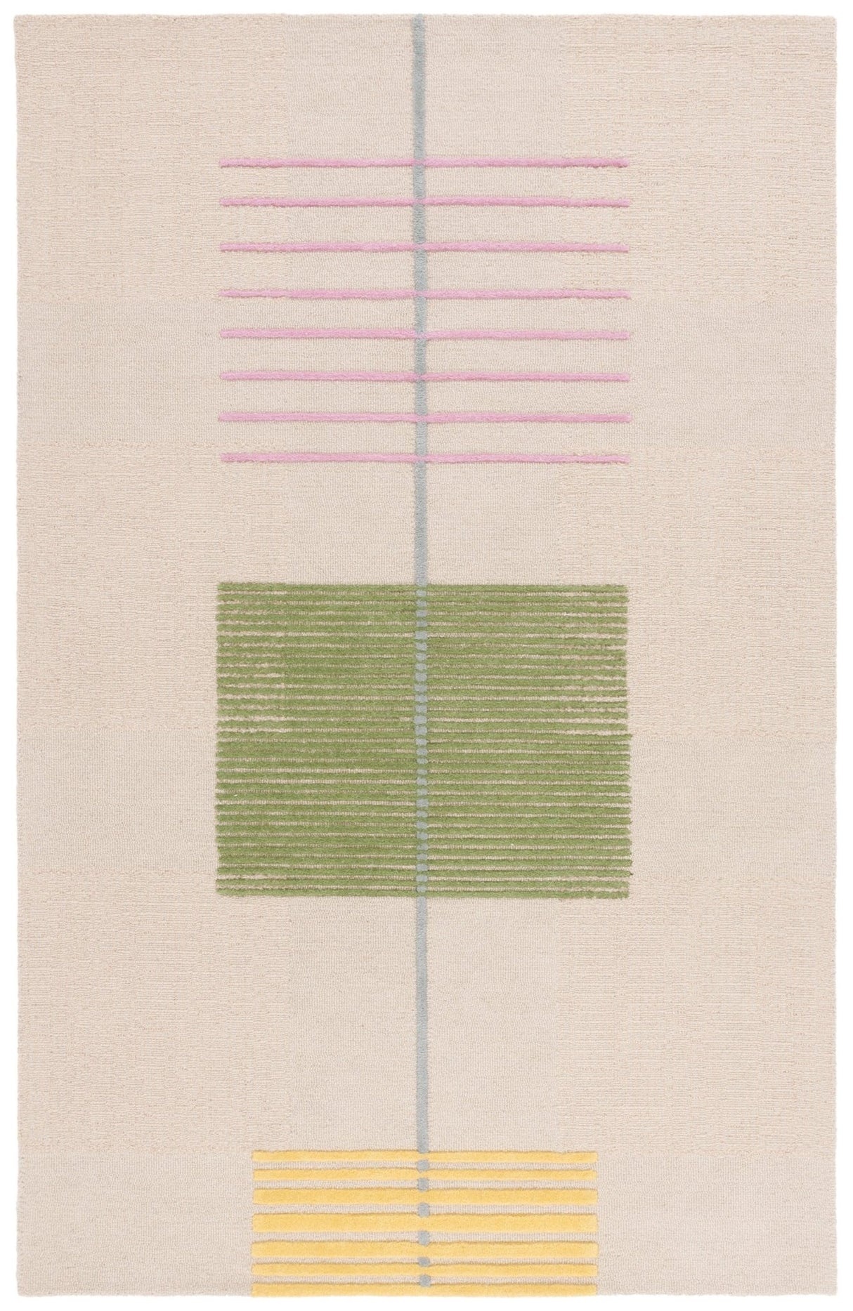 Safavieh Genre Gre204B Beige/Green Rug - Safavieh - gre204b - 3