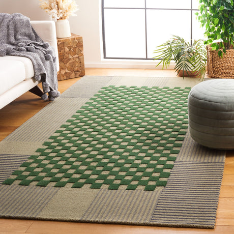 Safavieh Genre Gre207F Grey/Green Rug - Safavieh - gre207f - 3