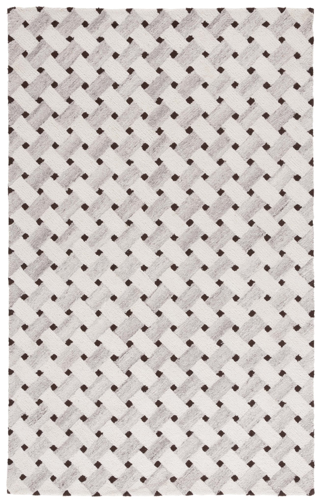 Safavieh Genre Gre302A Ivory/Brown Rug - Safavieh - gre302a - 3