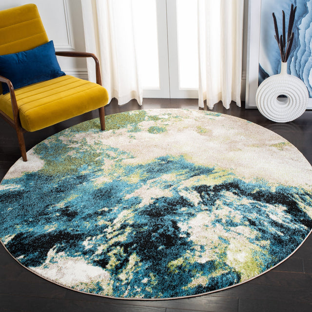 Safavieh Glacier Gla123M Navy/Green Rugs - Safavieh - gla123m - 3r