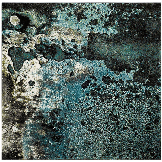 Safavieh Glacier Gla124B Blue/Multi Rug - Safavieh - gla124b - 3sq