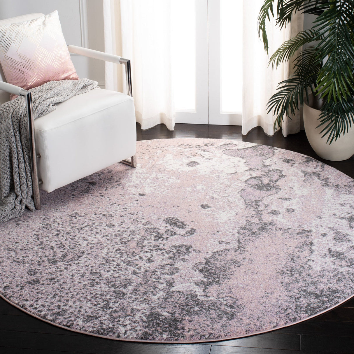 Safavieh Glacier Gla124U Pink/Grey Rugs - Safavieh - gla124u - 7r