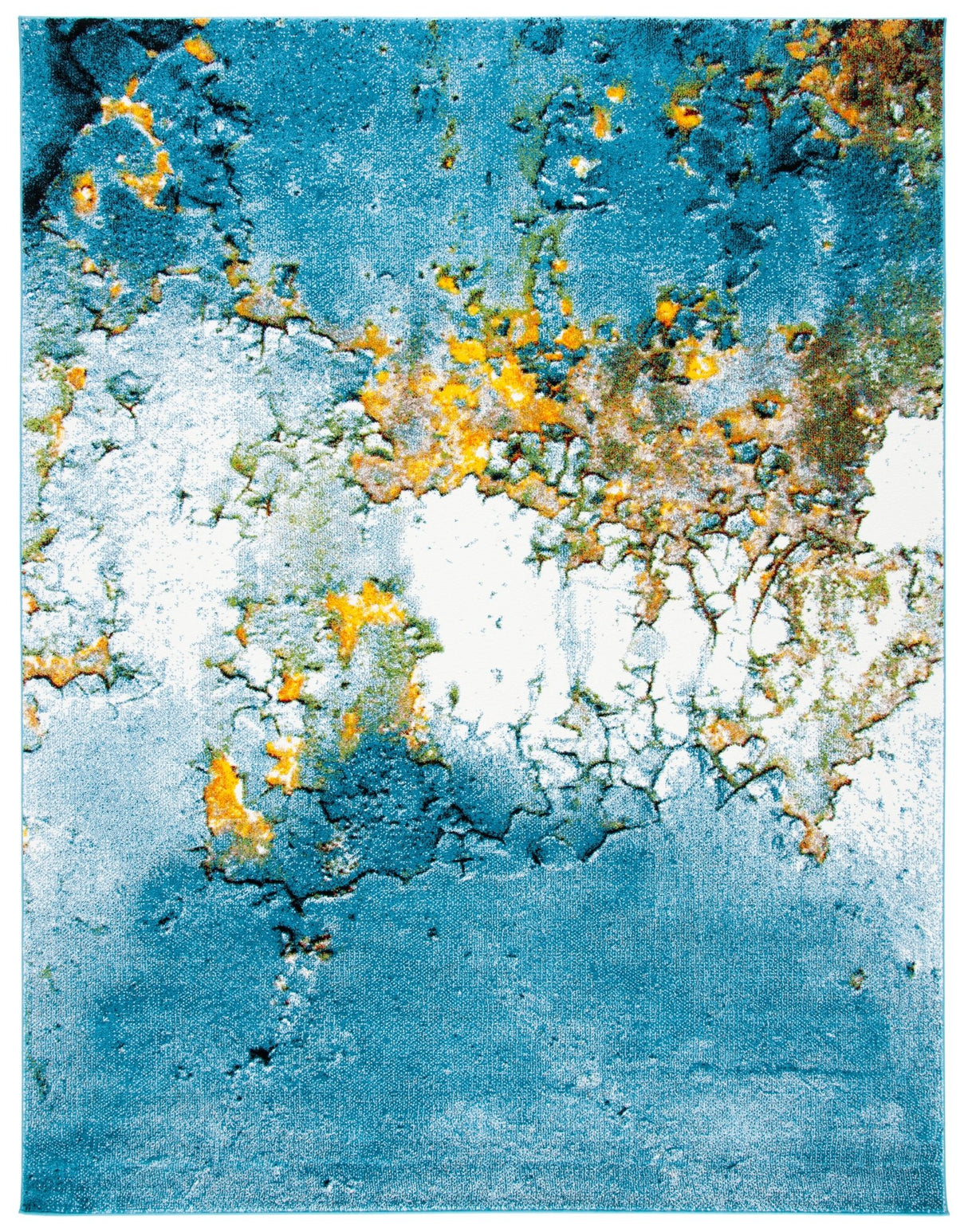 Safavieh Glacier Gla125M Blue/Gold Rugs - Safavieh - gla125m - 3