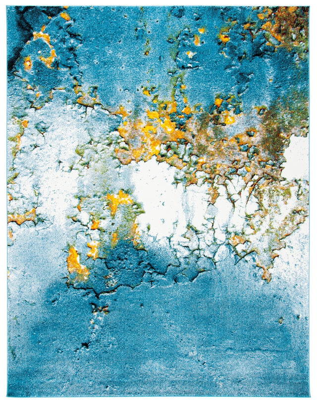 Safavieh Glacier Gla125M Blue/Gold Rugs - Safavieh - gla125m - 3