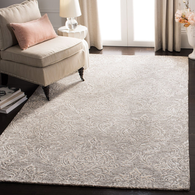 Safavieh Glamour Glm118C Grey/Ivory Rug - Safavieh - glm118c - 5