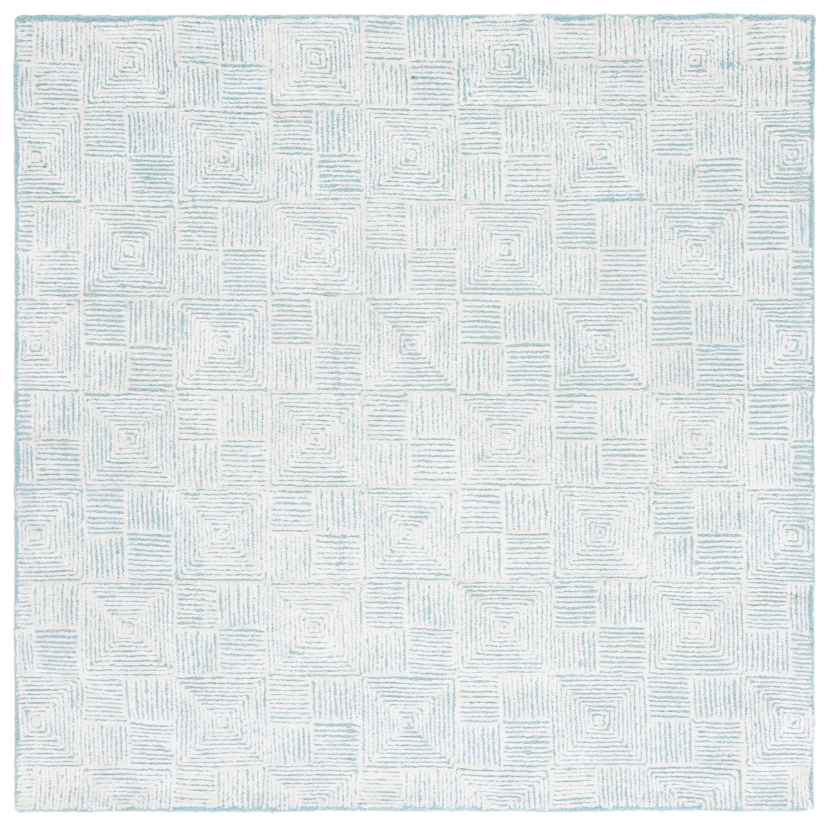Safavieh Glamour 6'-0" x 6'-0" Rug in Ivory / Turquoise