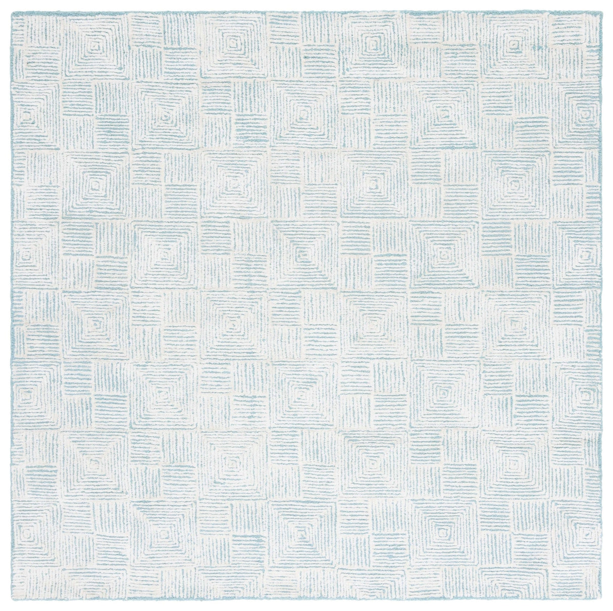 Safavieh Glamour Glm401K Ivory/Turquoise Rug - Safavieh - glm401k - 6r