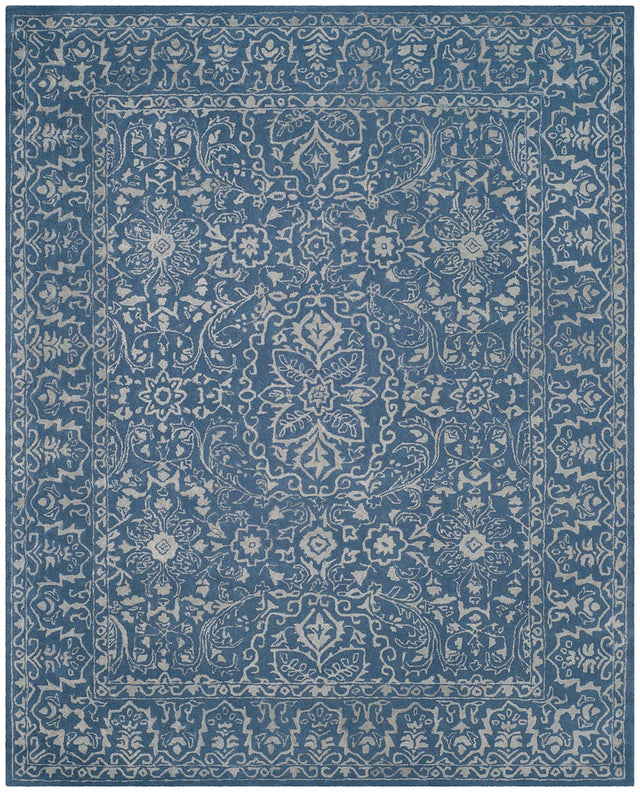 Safavieh Glamour Glm516D Grey / Blue Rugs - Safavieh - glm516d - 2
