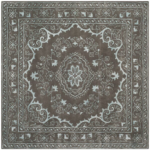 Safavieh Glamour Glm533D Dark Grey Rugs - Safavieh - glm533d - 2