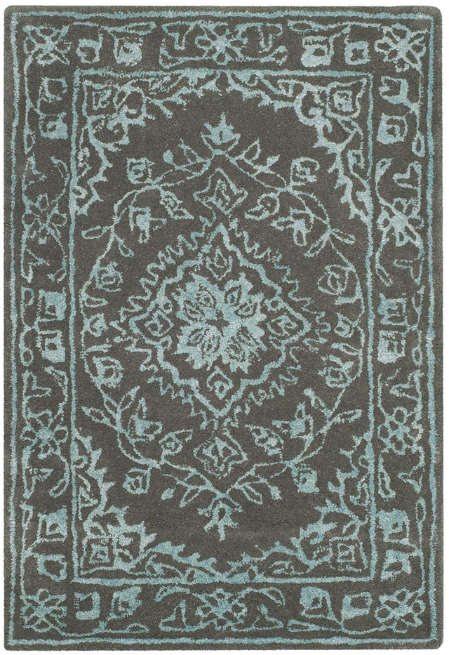 Safavieh Glamour Glm533D Dark Grey Rugs - Safavieh - glm533d - 2