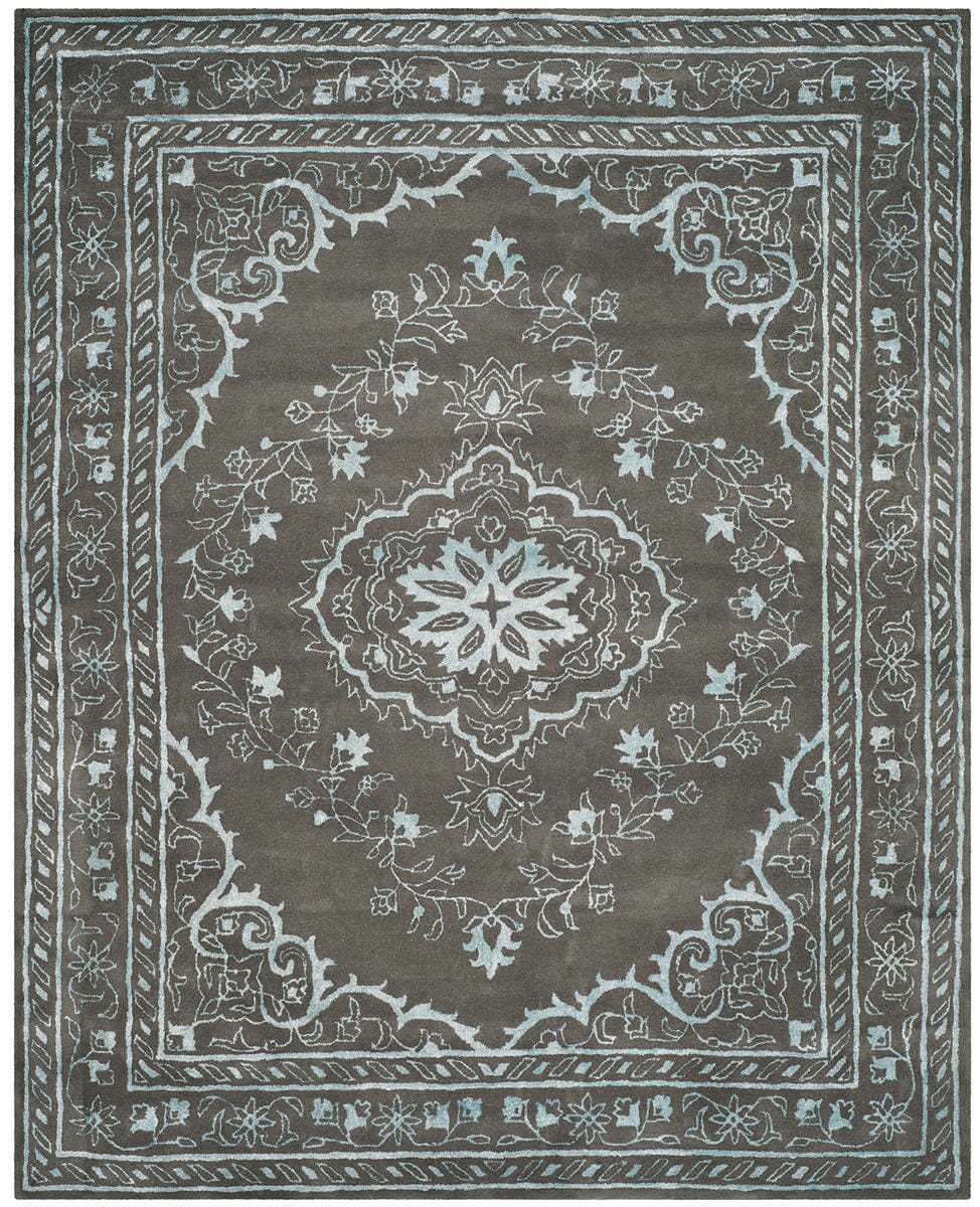 Safavieh Glamour Glm533D Dark Grey Rugs - Safavieh - glm533d - 2