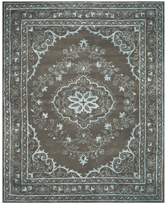 Safavieh Glamour Glm533D Dark Grey Rugs - Safavieh - glm533d - 2