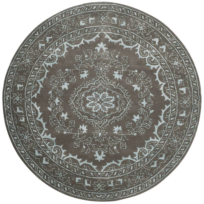 Safavieh Glamour Glm533D Dark Grey Rugs - Safavieh - glm533d - 6r