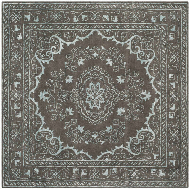Safavieh Glamour Glm533D Dark Grey Rugs - Safavieh - glm533d - 6sq
