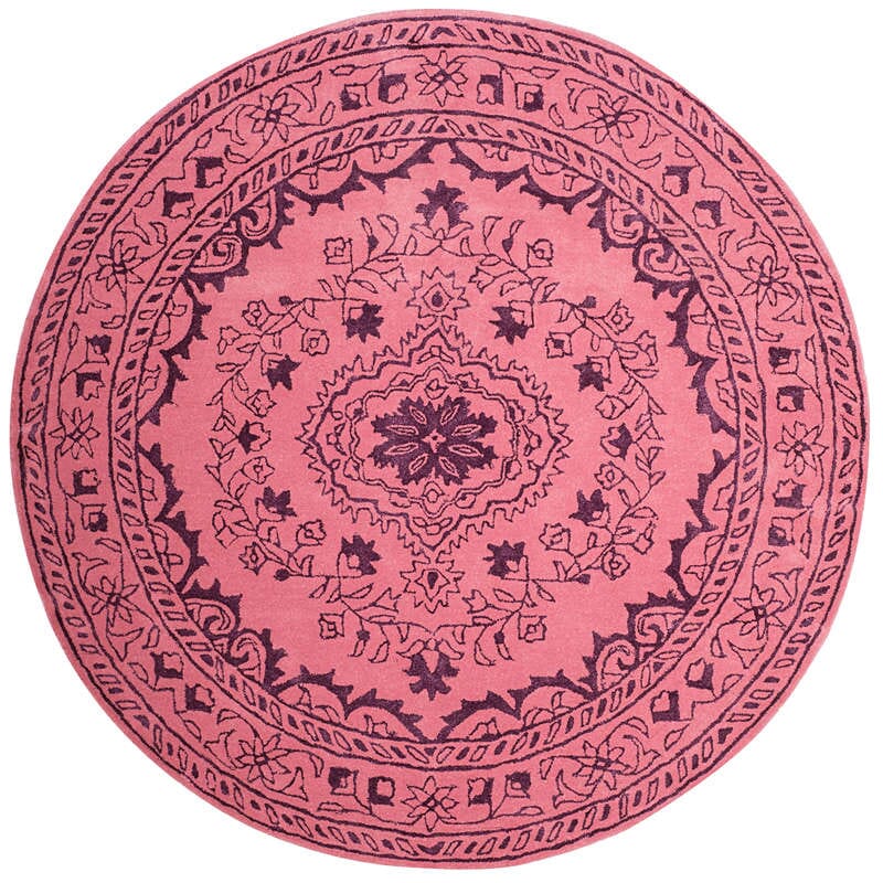 Safavieh Glamour Glm533E Pink Rugs - Safavieh - glm533e - 6r