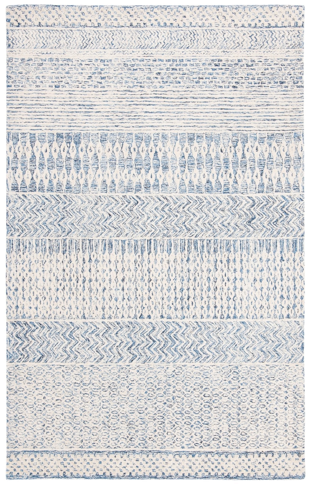 Safavieh Glamour Glm538N Navy/Ivory Rug - Safavieh - glm538n - 2