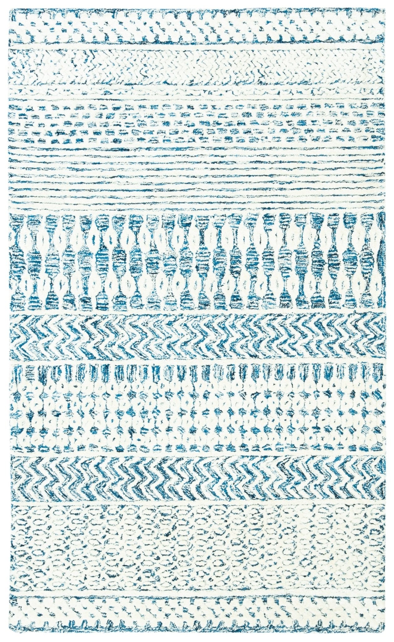Safavieh Glamour Glm538N Navy/Ivory Rug - Safavieh - glm538n - 6r