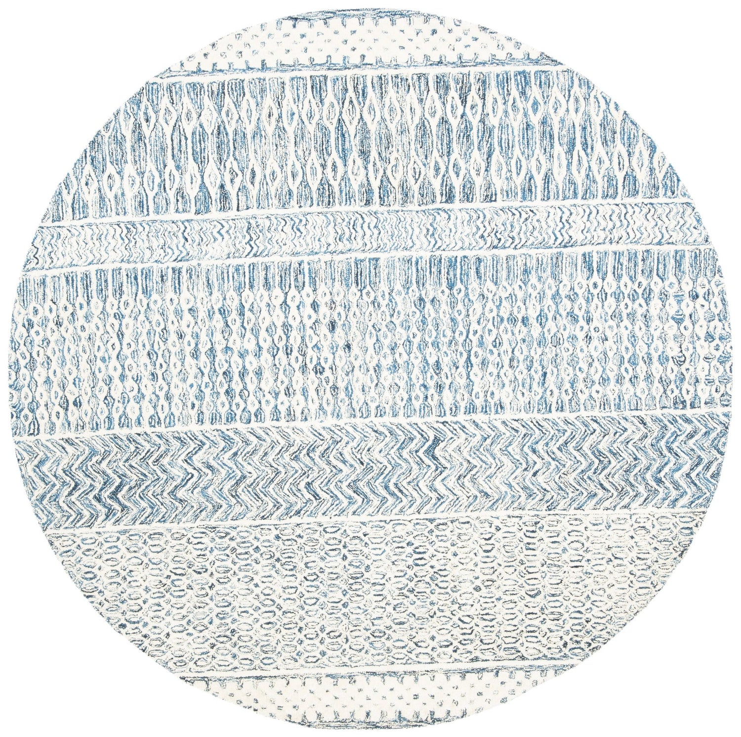 Safavieh Glamour Glm538N Navy/Ivory Rug - Safavieh - glm538n - 6r