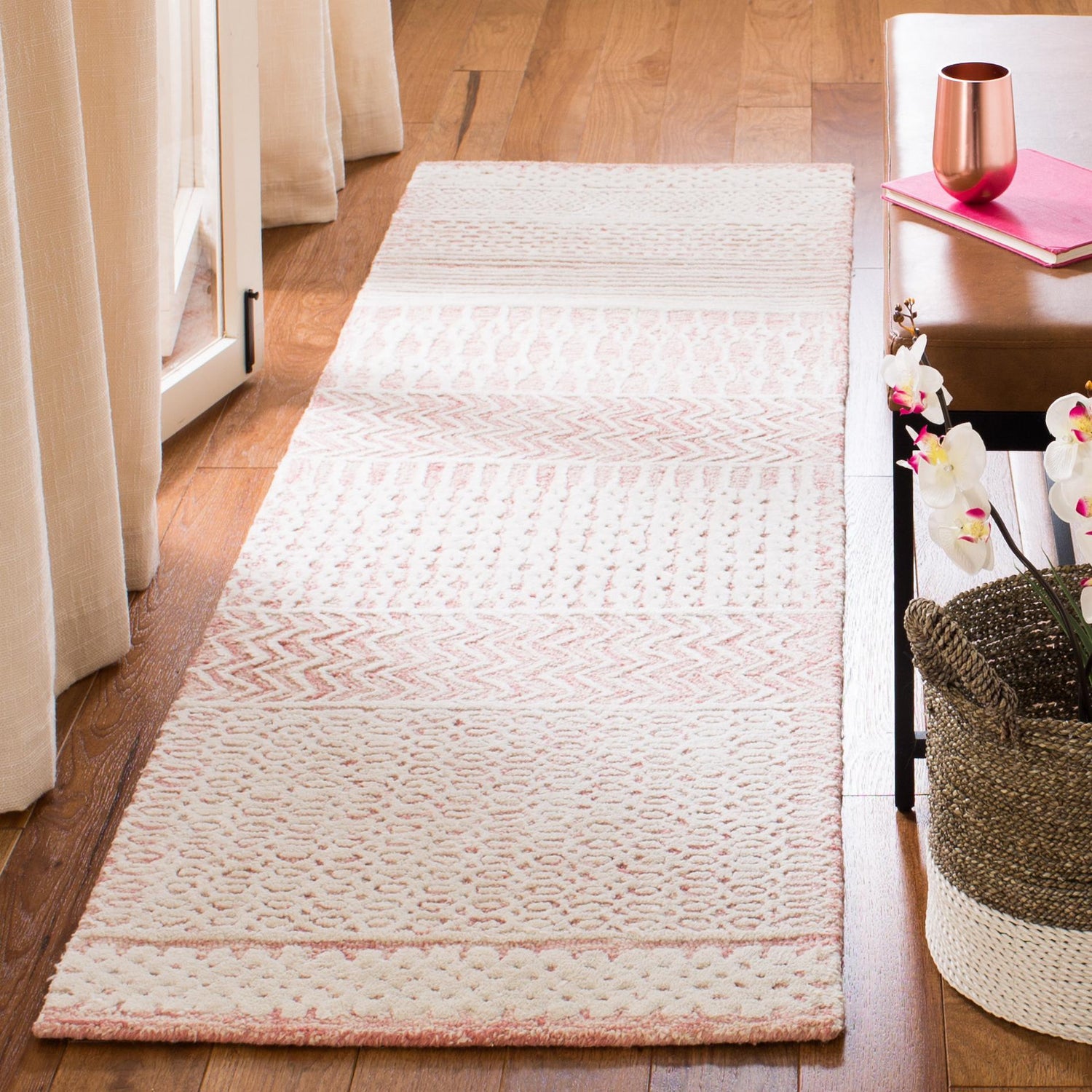 Safavieh Glamour Glm538U Light Pink/Ivory Rugs - Safavieh - glm538u - 6r