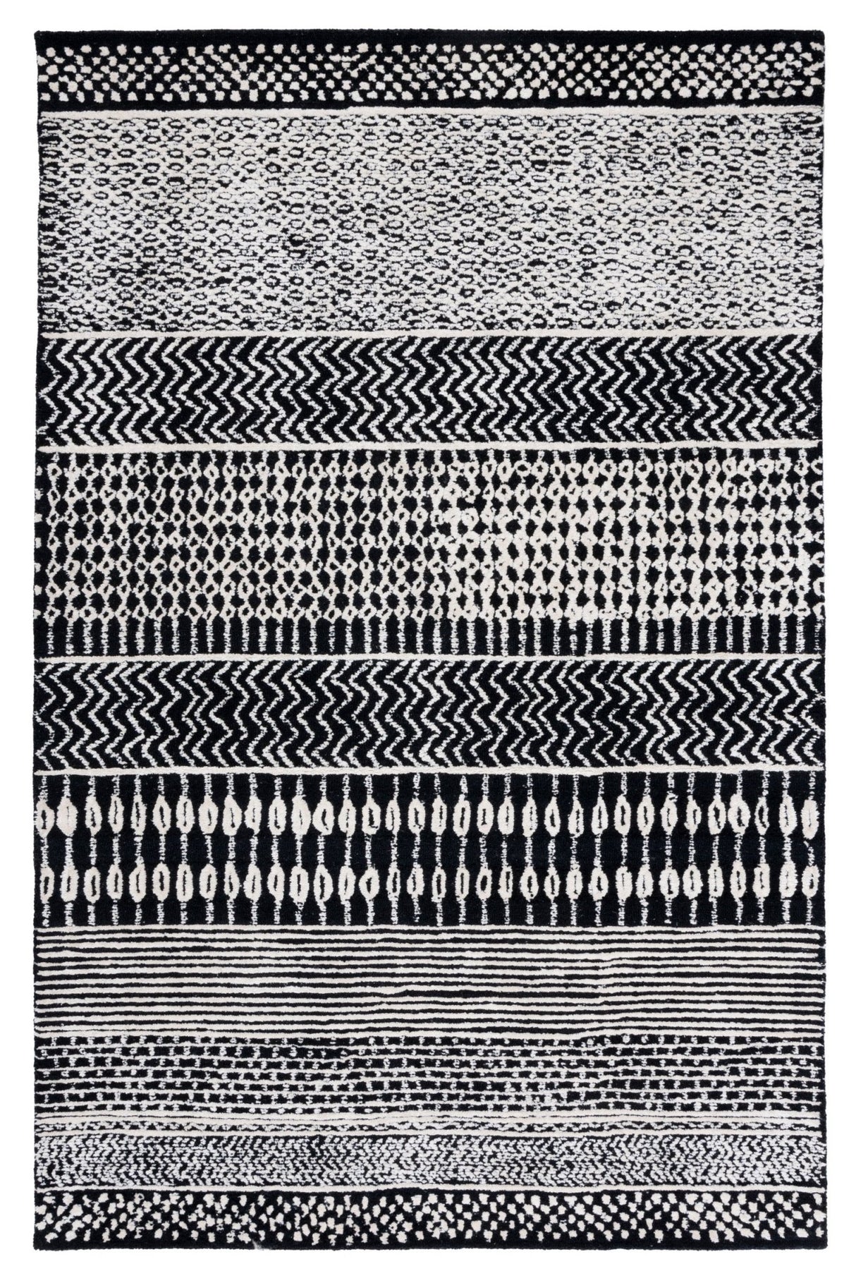 Safavieh Glamour Glm538Z Black/Ivory Rug - Safavieh - glm538z - 3