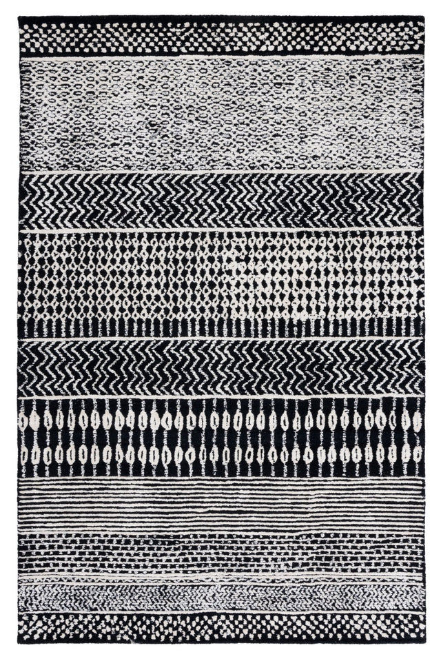 Safavieh Glamour Glm538Z Black/Ivory Rug - Safavieh - glm538z - 3