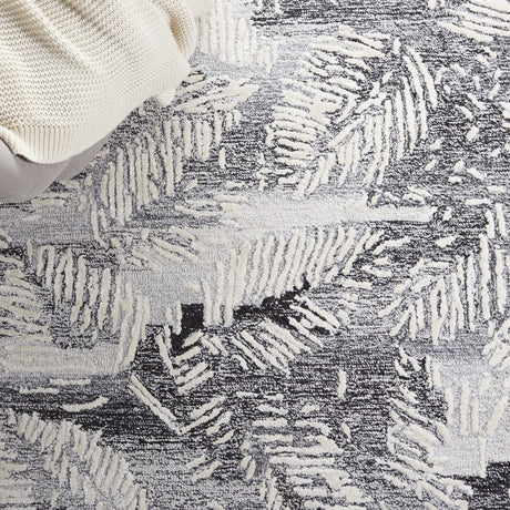 Safavieh Glamour Glm539Z Black/Ivory Rug - Safavieh - glm539z - 6r