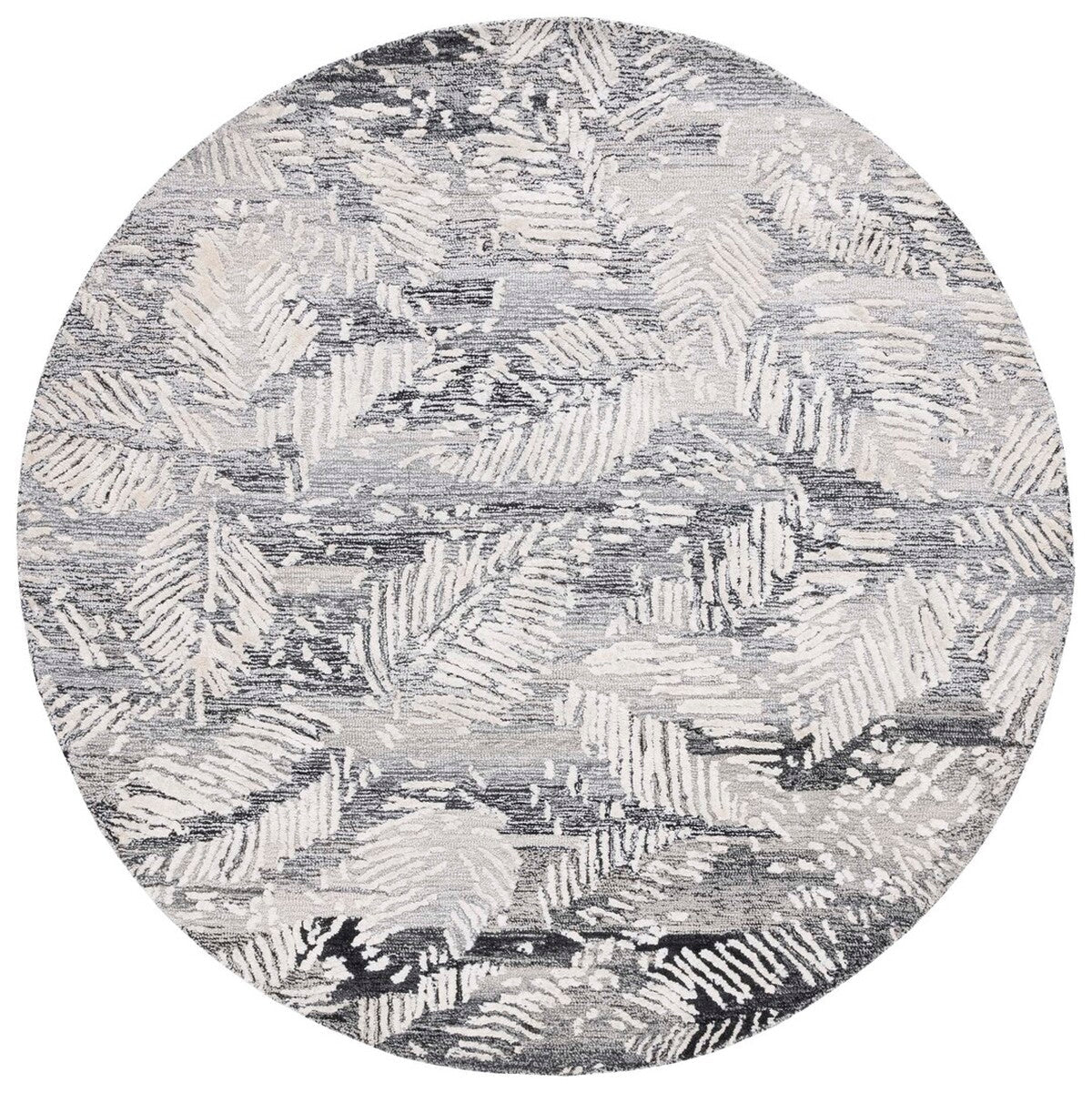 Safavieh Glamour Glm539Z Black/Ivory Rug - Safavieh - glm539z - 6r