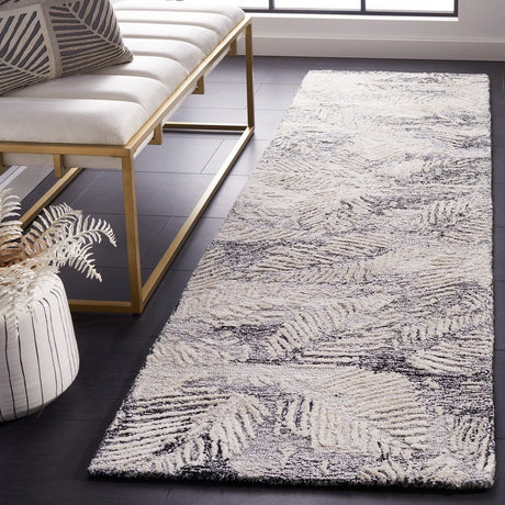 Safavieh Glamour Glm539Z Black/Ivory Rug - Safavieh - glm539z - 6r