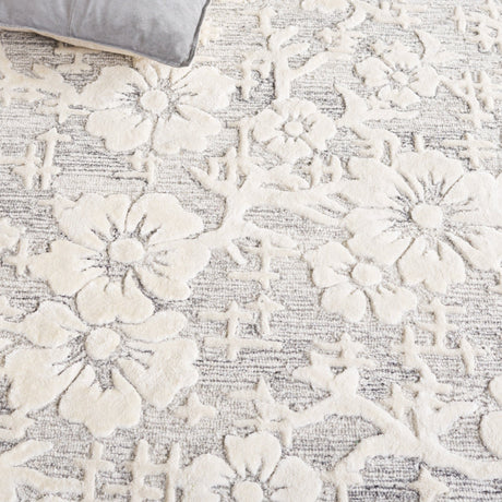 Safavieh Glamour Glm540F Grey/Ivory Rug - Safavieh - glm540f - 28