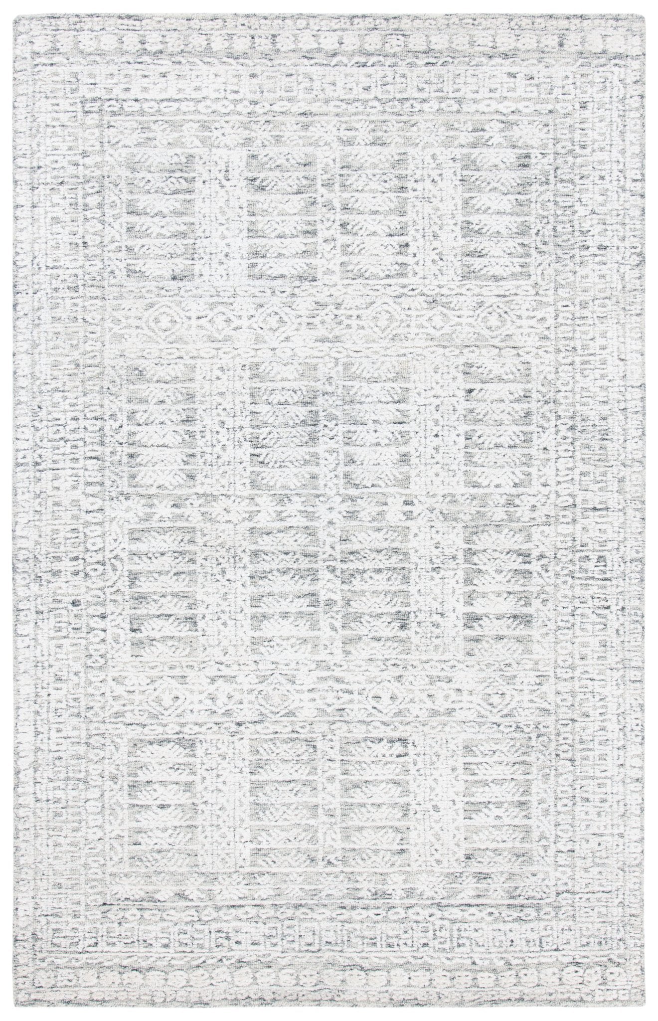 Safavieh Glamour Glm553H Charcoal/Ivory Rugs - Safavieh - glm553h - 5