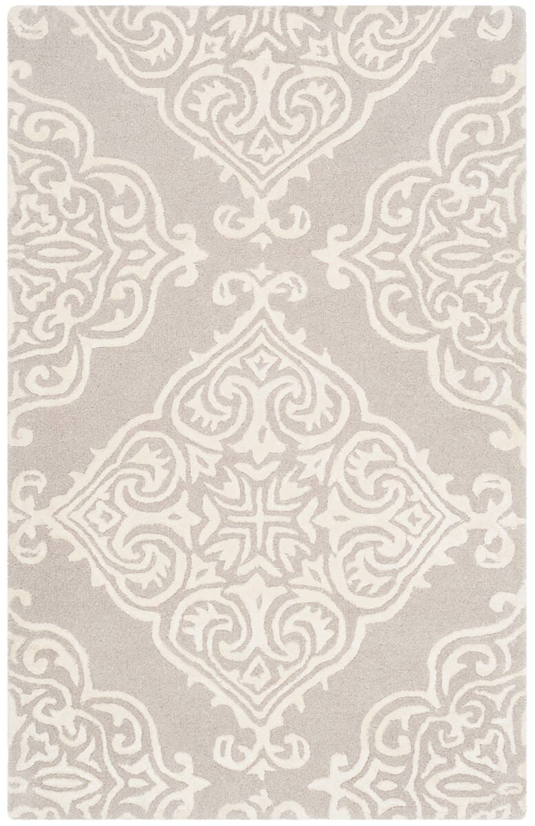 Safavieh Glamour Glm568A Silver/Ivory Rug - Safavieh - glm568a - 2