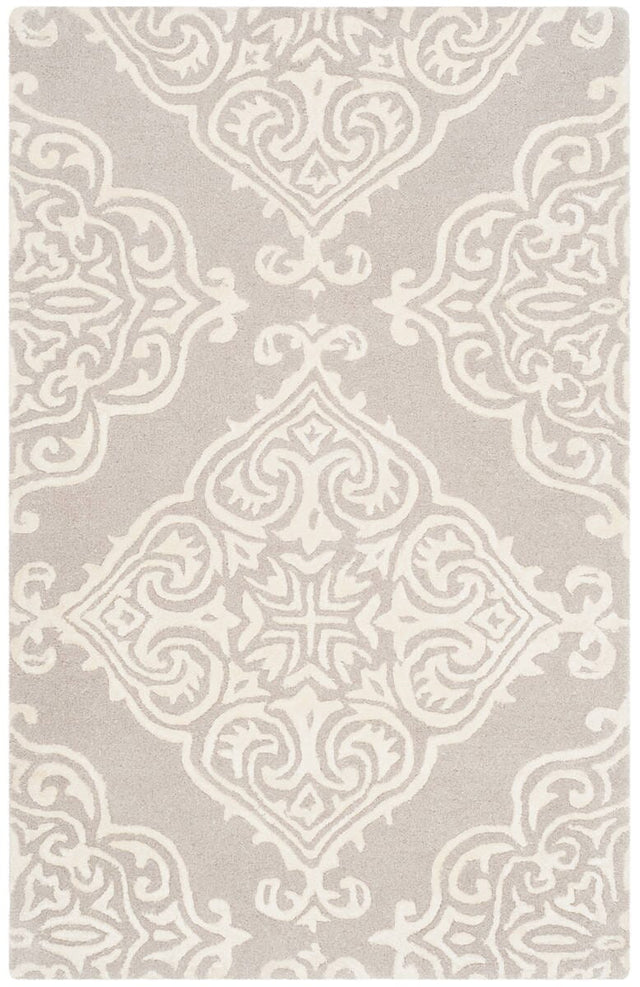 Safavieh Glamour Glm568A Silver/Ivory Rug - Safavieh - glm568a - 2