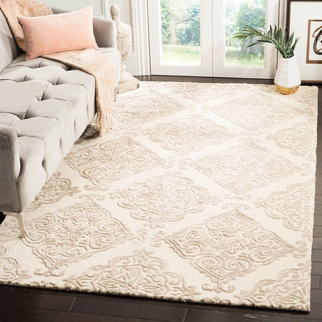 Safavieh Glamour Glm568B Ivory / Beige Rugs - Safavieh - glm568b - 2