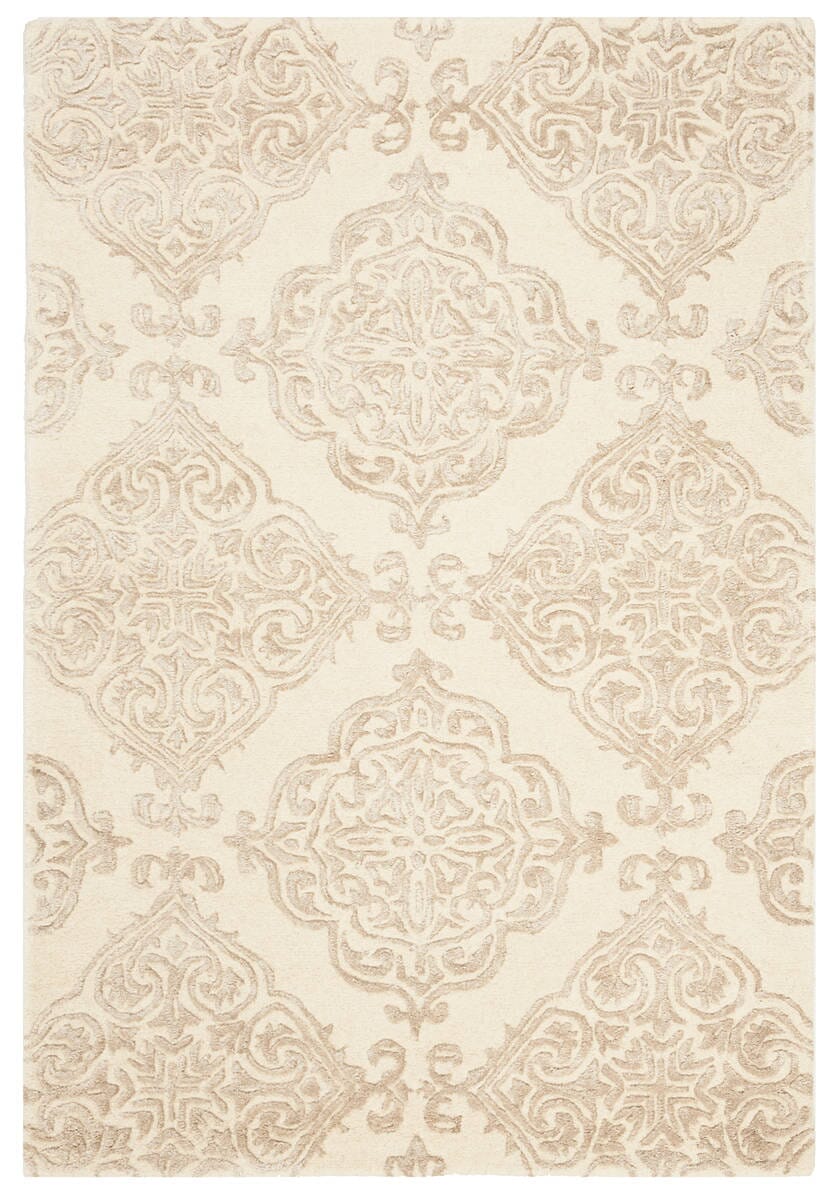 Safavieh Glamour Glm568B Ivory / Beige Rugs - Safavieh - glm568b - 6r