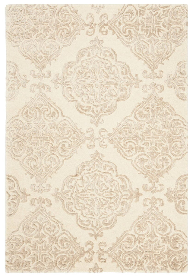 Safavieh Glamour Glm568B Ivory / Beige Rugs - Safavieh - glm568b - 6r