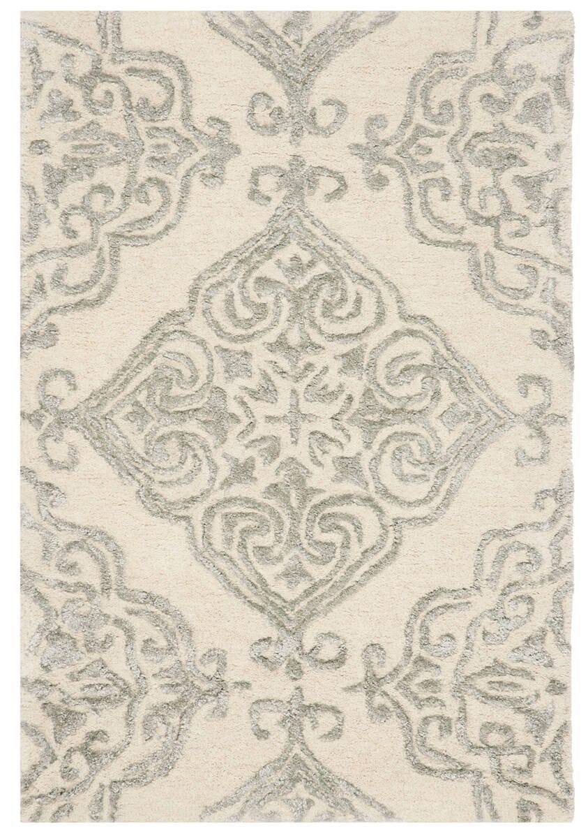 Safavieh Glamour Glm568C Ivory / Silver Rugs - Safavieh - glm568c - 6r