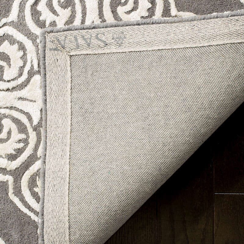 Safavieh Glamour Glm568D Dark Grey / Ivory Rugs - Safavieh - glm568d - 2