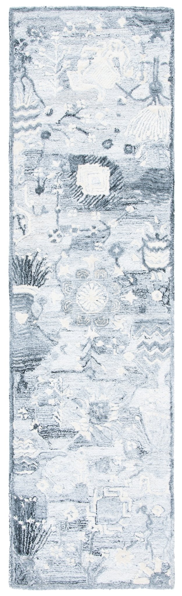 Safavieh Glamour Glm569A Ivory/Grey Rugs - Safavieh - glm569a - 28