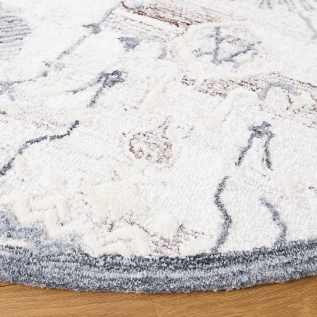 Safavieh Glamour Glm569E Light Brown/Grey Rugs - Safavieh - glm569e - 6r