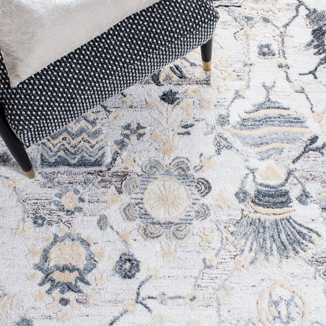 Safavieh Glamour Glm569E Light Brown/Grey Rugs - Safavieh - glm569e - 6r