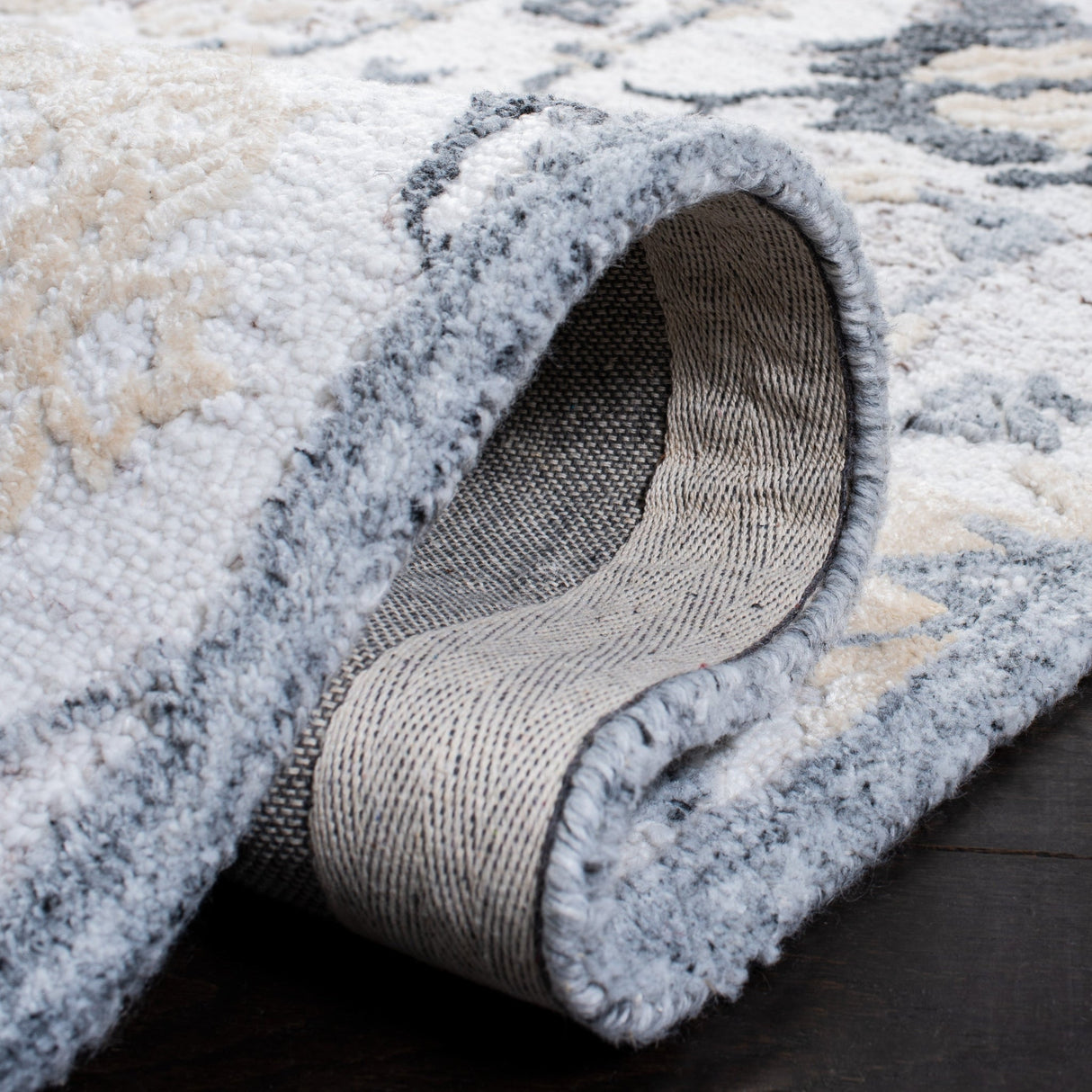Safavieh Glamour Glm569E Light Brown/Grey Rugs - Safavieh - glm569e - 6r