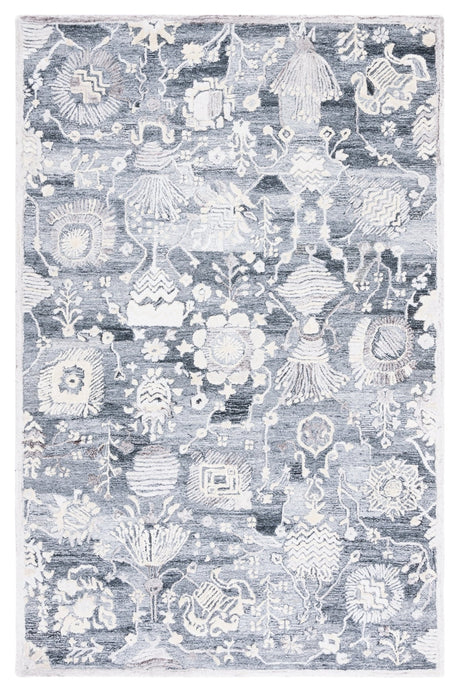 Safavieh Glamour Glm569G Grey/Ivory Rugs - Safavieh - glm569g - 4
