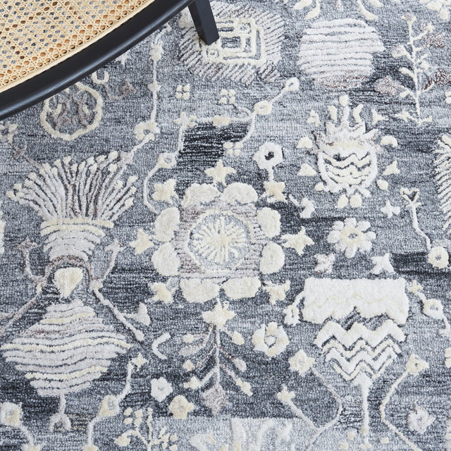 Safavieh Glamour Glm569G Grey/Ivory Rugs - Safavieh - glm569g - 6r