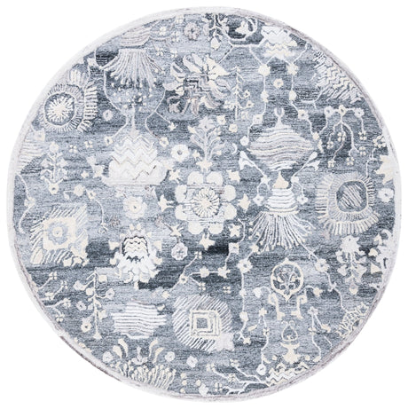 Safavieh Glamour Glm569G Grey/Ivory Rugs - Safavieh - glm569g - 6r