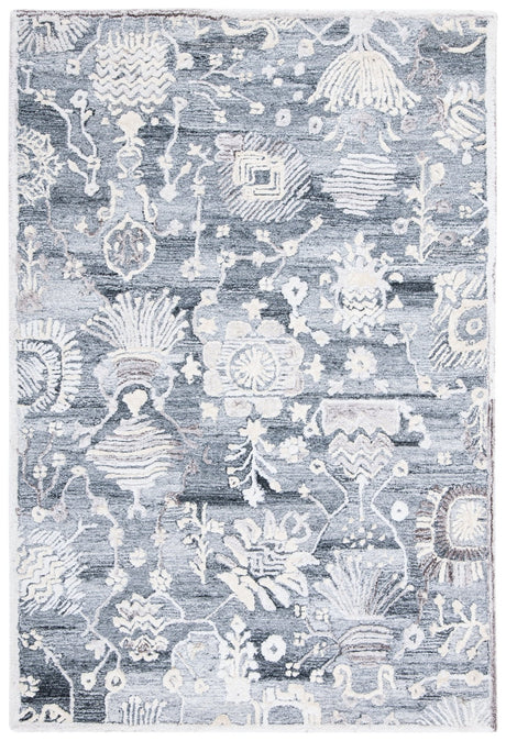 Safavieh Glamour Glm569G Grey/Ivory Rugs - Safavieh - glm569g - 6r
